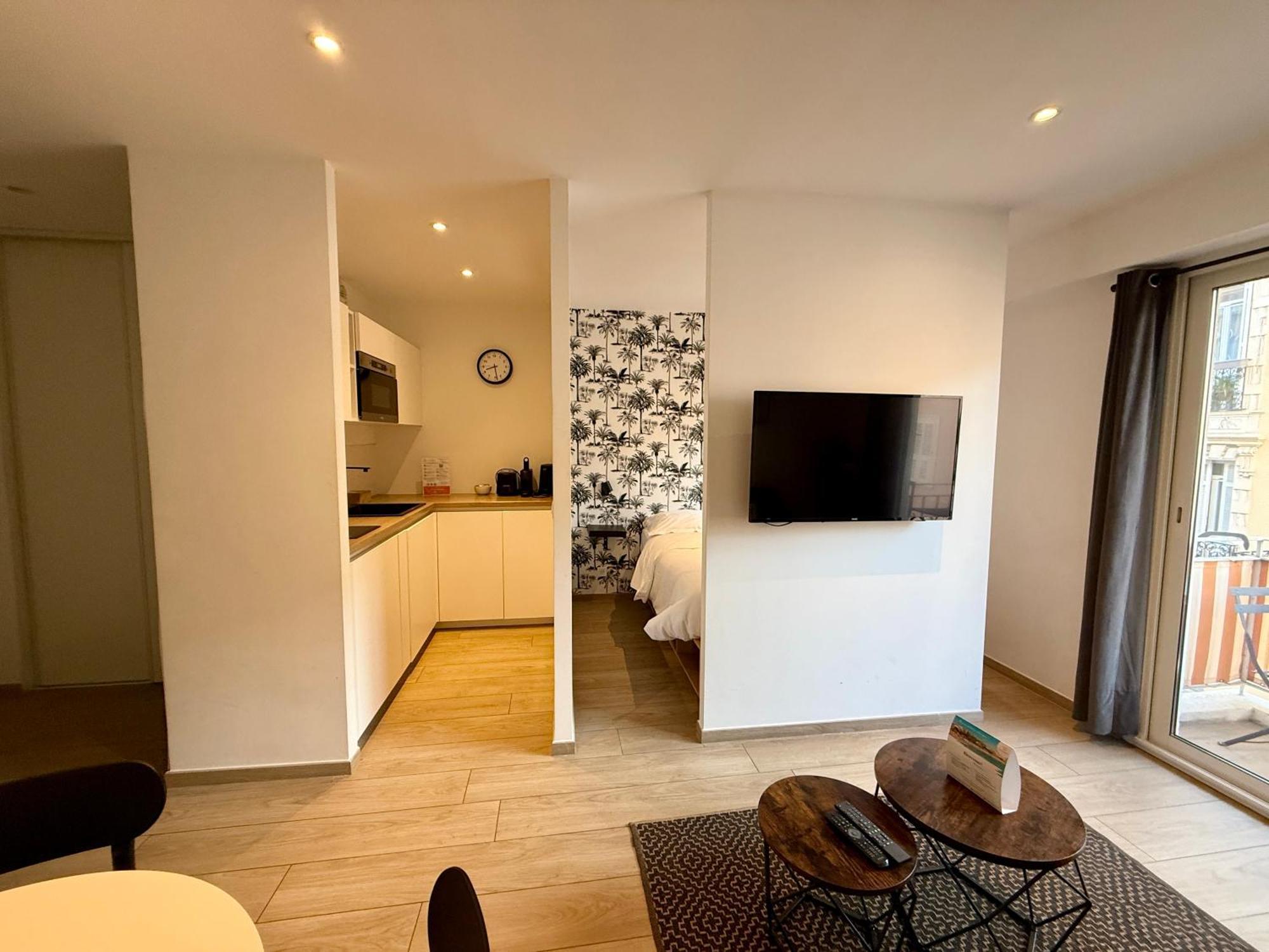 C001-Beau Studio Neuf Situe Au Centre Cannes Dış mekan fotoğraf